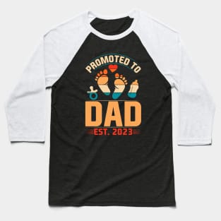 Promoted to Dad Est 2023 Baseball T-Shirt